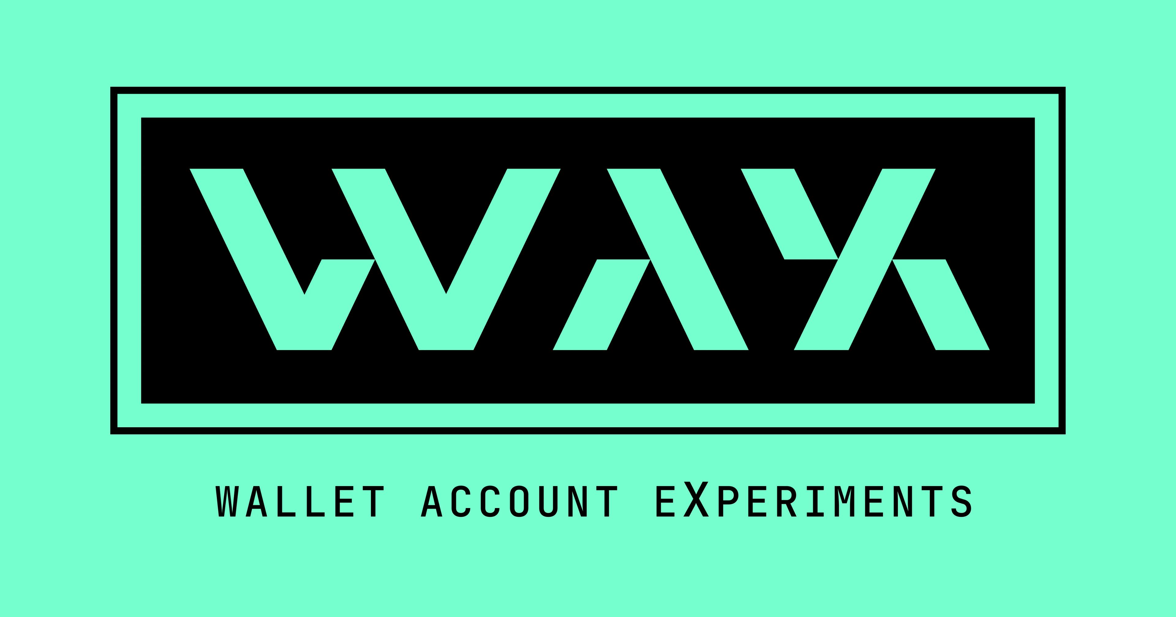 WAX: Wallet Account eXperiments